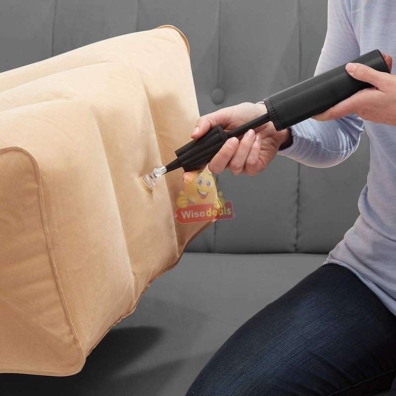 Comfortable Medical Inflatable Leg Pillow, Improves Blood Circulation, Reduce Swelling, Back Pain...