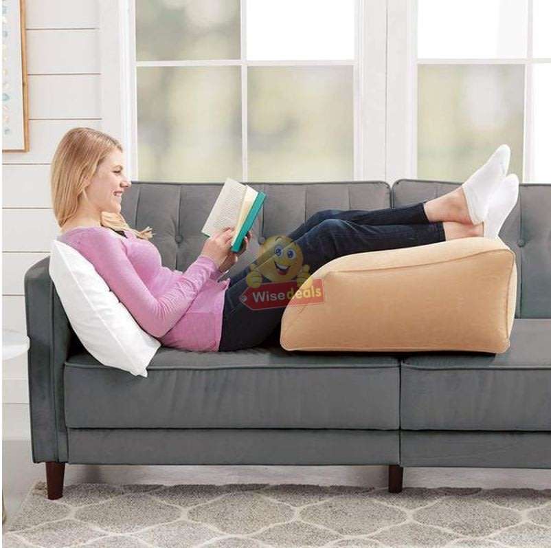 Comfortable Medical Inflatable Leg Pillow, Improves Blood Circulation, Reduce Swelling, Back Pain...