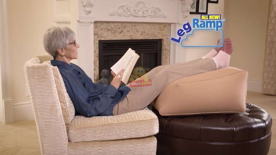 Comfortable Medical Inflatable Leg Pillow, Improves Blood Circulation, Reduce Swelling, Back Pain...