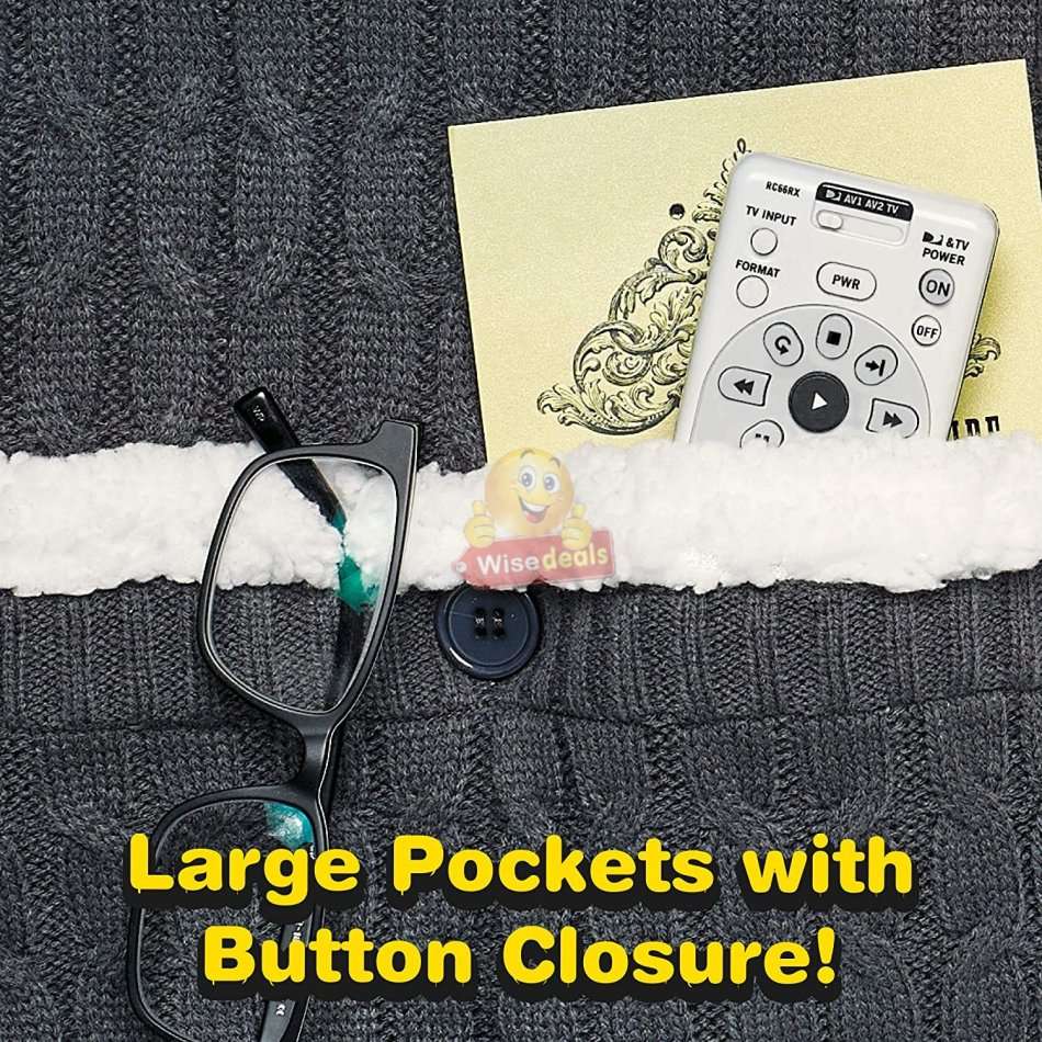 Super Soft, Ultra-Plus Scarf with Pockets, Stay Warm and Keep Your Belongings Safe - Mothersday