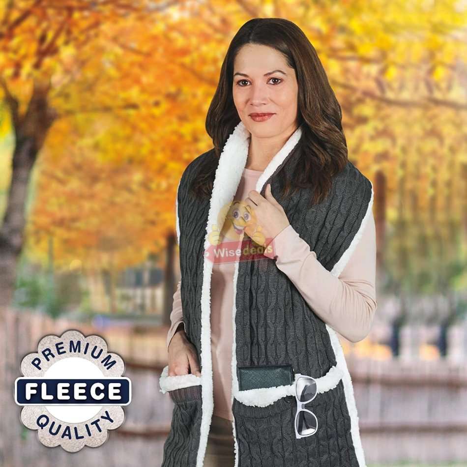 Super Soft, Ultra-Plus Scarf with Pockets, Stay Warm and Keep Your Belongings Safe - Mothersday