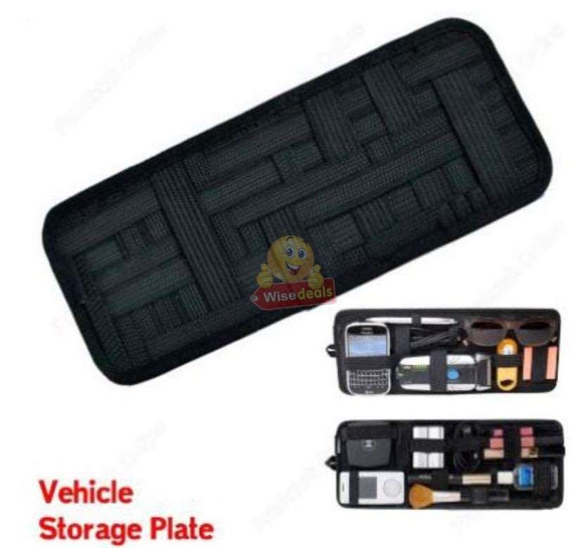 Vehicle Sun Visor Storage Organizer Plate  Keep all your belongings firmly in one place!