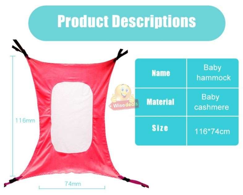 Baby Hammock - Reduce risk factors associated with SIDS, Environmental and breathable material