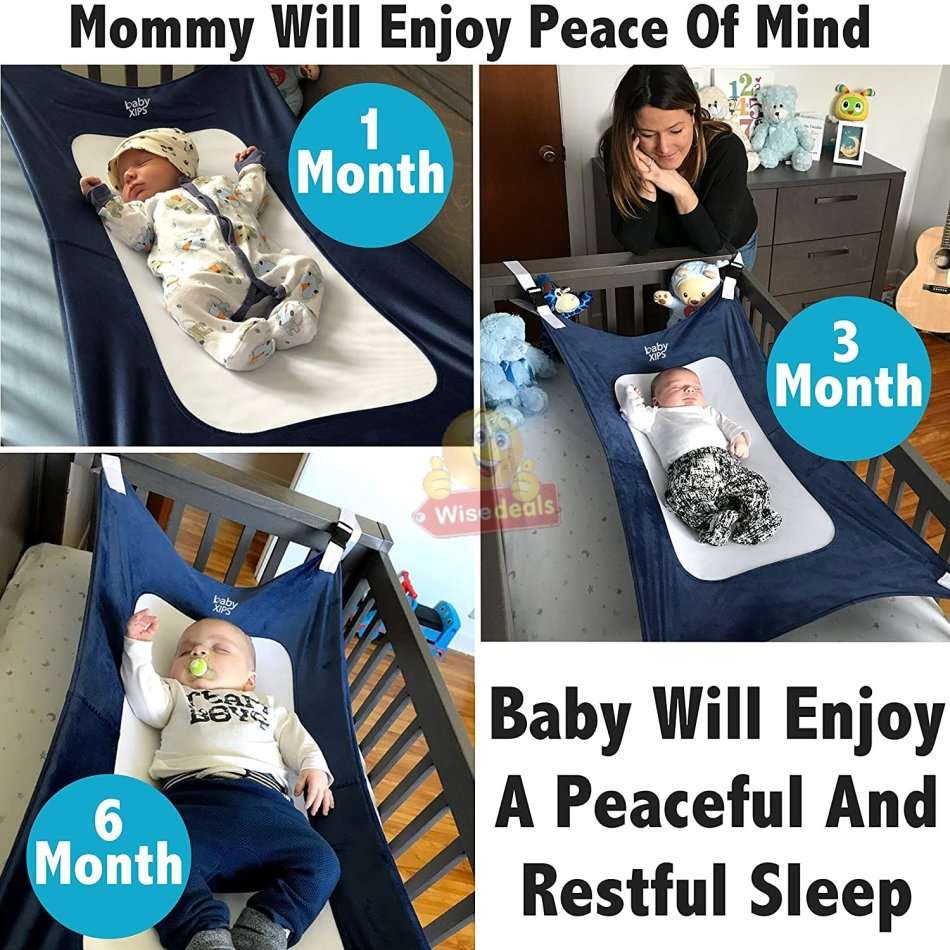 Baby Hammock - Reduce risk factors associated with SIDS, Environmental and breathable material
