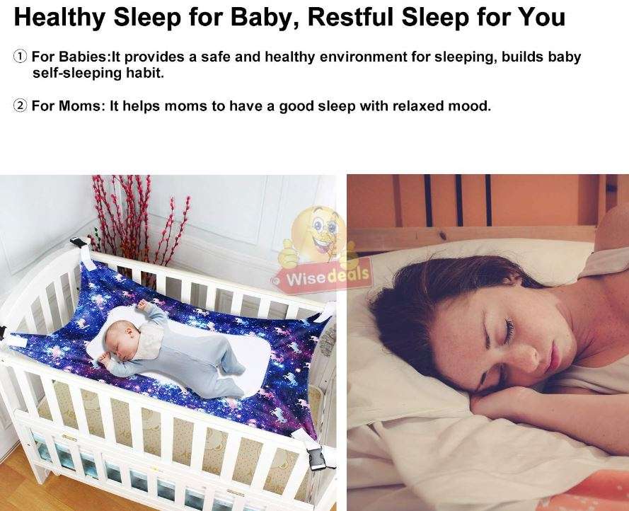 Baby Hammock - Reduce risk factors associated with SIDS, Environmental and breathable material