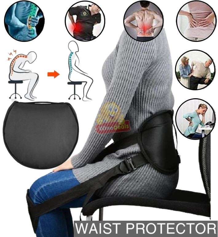 Medical Waist Protector Travel Bag - Prevents Back Pain, Reduces Neck Tension, Improve Posture etc.