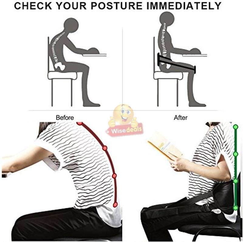Medical Waist Protector Travel Bag - Prevents Back Pain, Reduces Neck Tension, Improve Posture etc.
