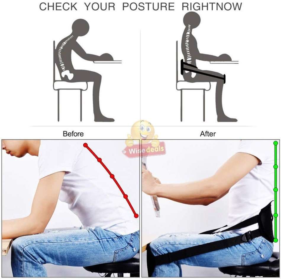 Medical Waist Protector Travel Bag - Prevents Back Pain, Reduces Neck Tension, Improve Posture etc.