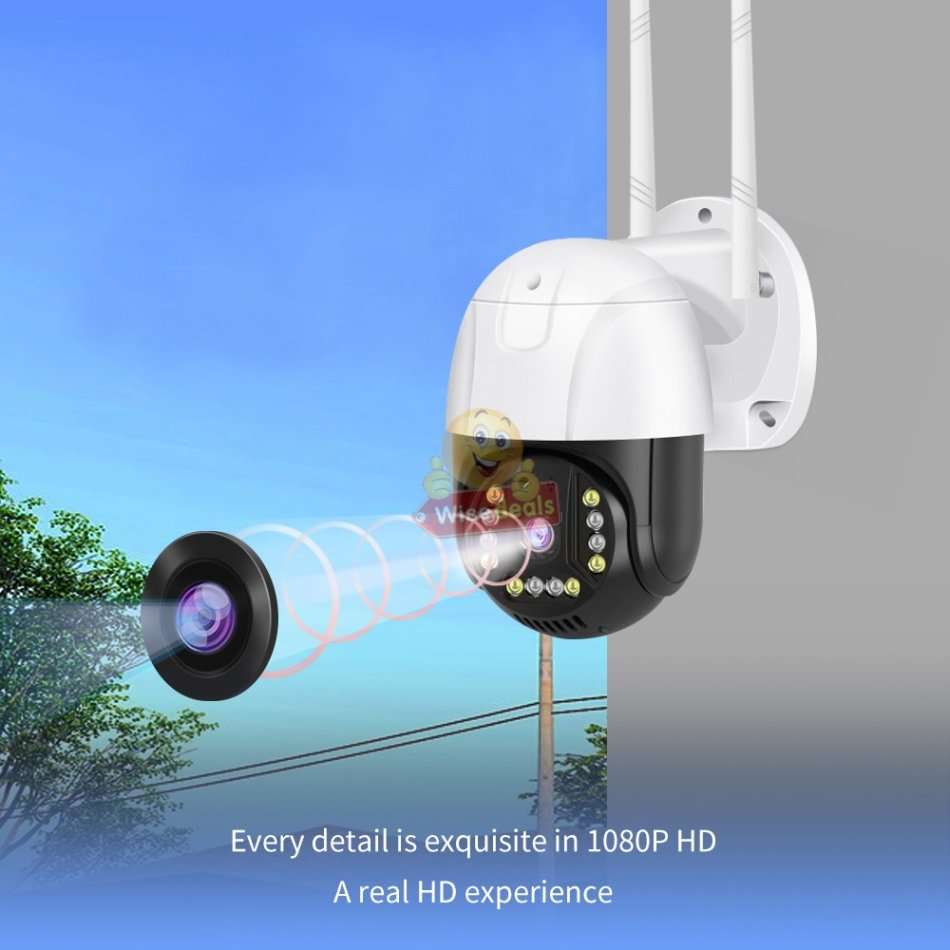 5MP, Waterproof Outdoor 4K WIFI Intelligent IP Camera, Motion Detector, Two-way Communication etc.