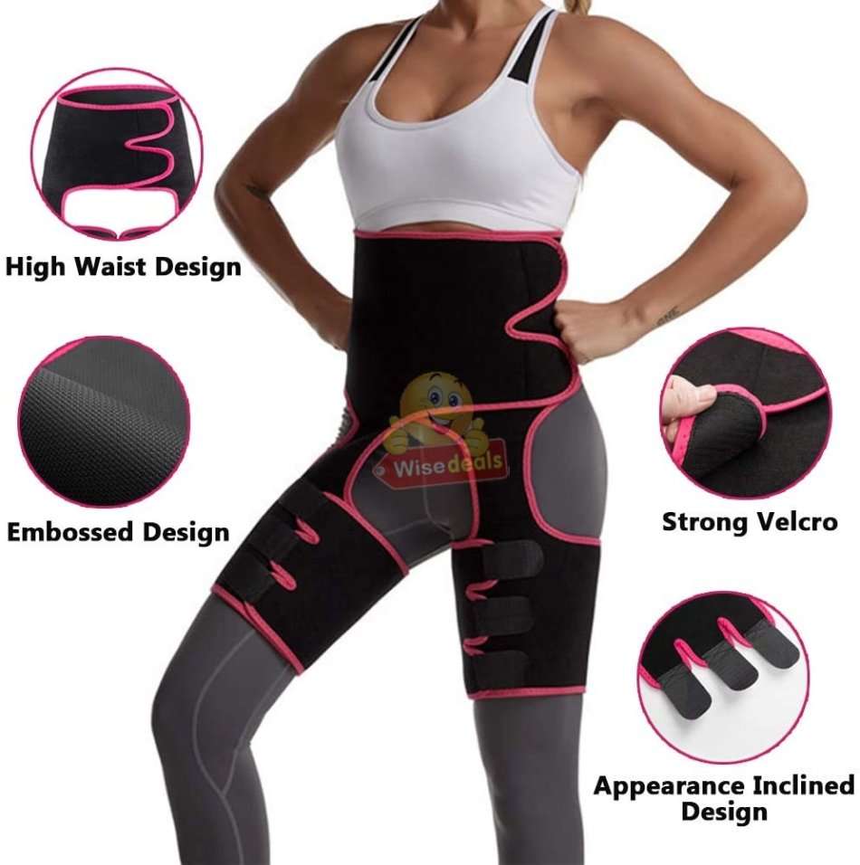 Get your ideal figure and burn calories fast with this Adjustable One-Piece Waist Band!