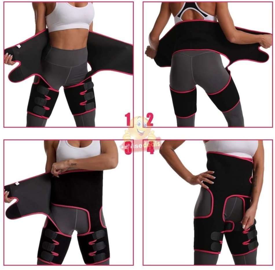 Get your ideal figure and burn calories fast with this Adjustable One-Piece Waist Band!