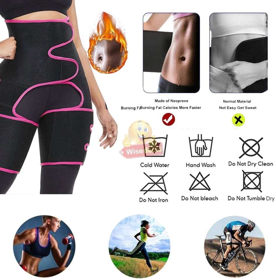 Get your ideal figure and burn calories fast with this Adjustable One-Piece Waist Band!