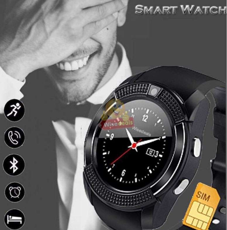 Professional Smart Watch Phone, Support SIM CARD, SD Card, Bluetooth, Camera, Pedometer etc.