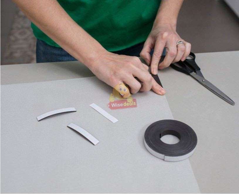 DIY Magnetic Mosquito and Insect Screening Net Kit 150 x 180cm, Easy to Install and to Remove