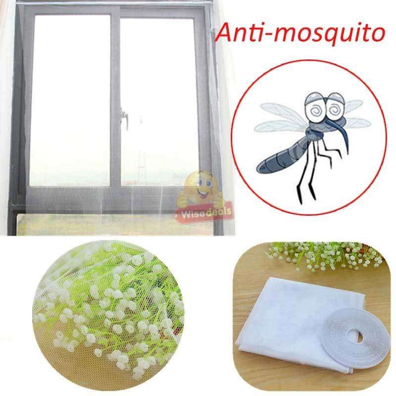 DIY Magnetic Mosquito and Insect Screening Net Kit 150 x 180cm, Easy to Install and to Remove