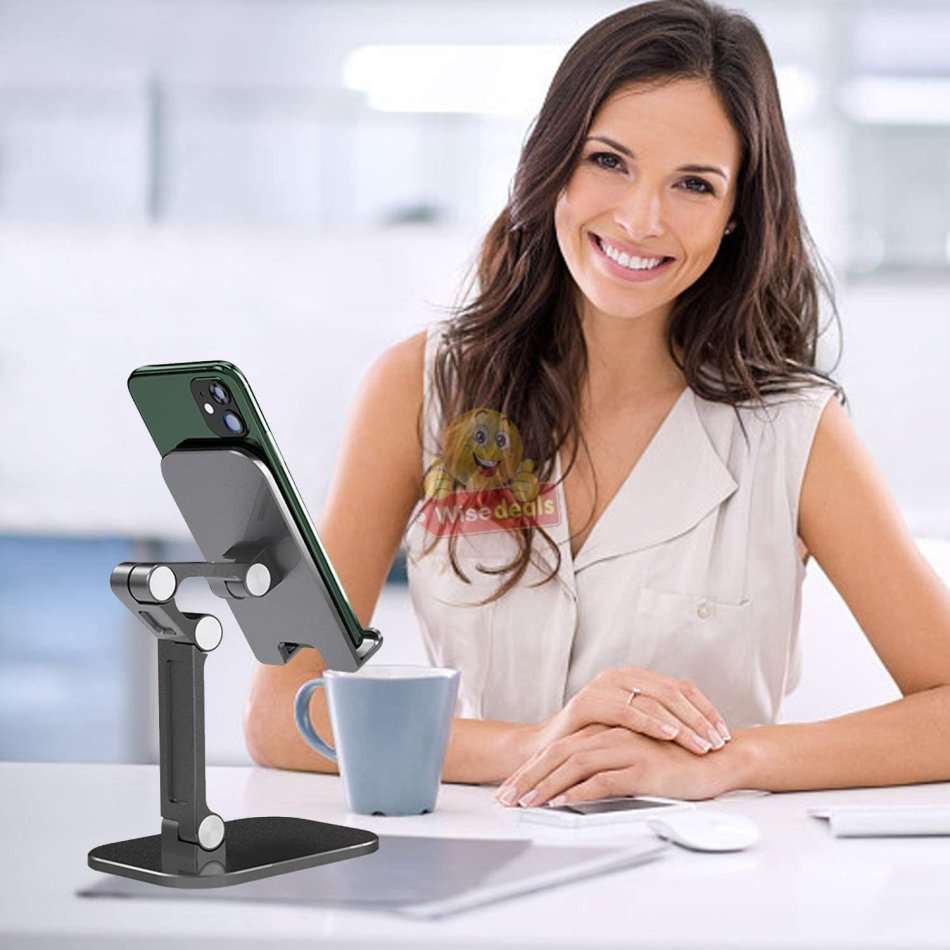 Widely Compatible phone holder, Stable Base, Fully Protective Anti-Slip Silicone Pad, Foldable etc