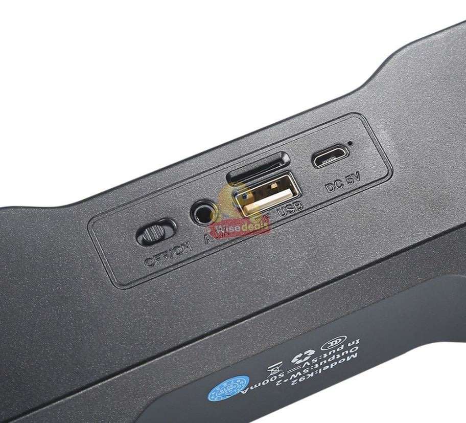 Wireless Bluetooth Sound bar with FM Radio, Support SD Card, USB, AUX, Superb Sound