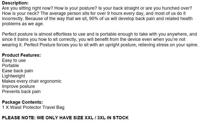 Get your ideal figure and burn calories fast with this Adjustable One-Piece Waist Band!