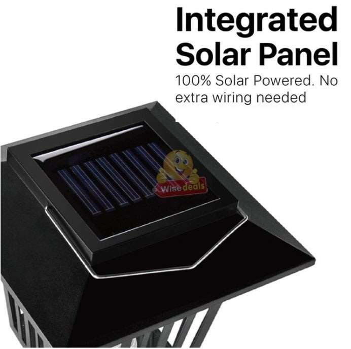 Solar UV & White LED Garden Light in one, just switch the button. Say Goodbye to Annoying bugs