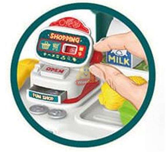 2 in 1 Backpack Educational Play Sets, Fruit Shop Market with lots of accessories