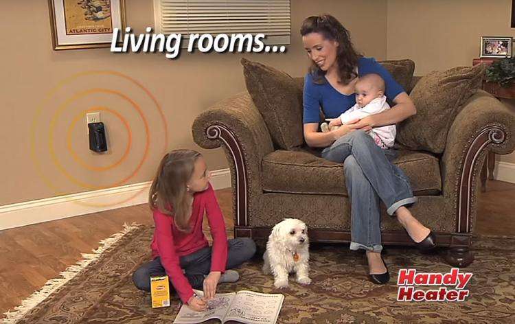 400W Handy Heater  Set temperature up to 32C, LED Display, Timer to maintain on and off