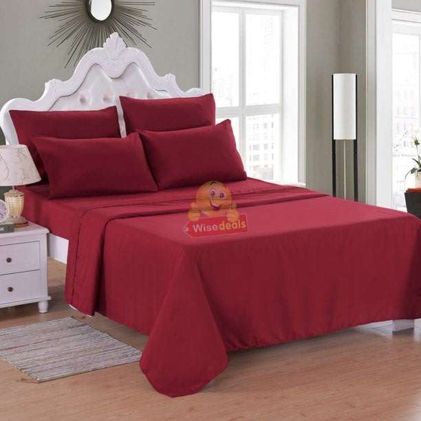 OUTSTANDING 5 PIECE KING SIZE Bed Sheet Set -  Get everything you need in one set!