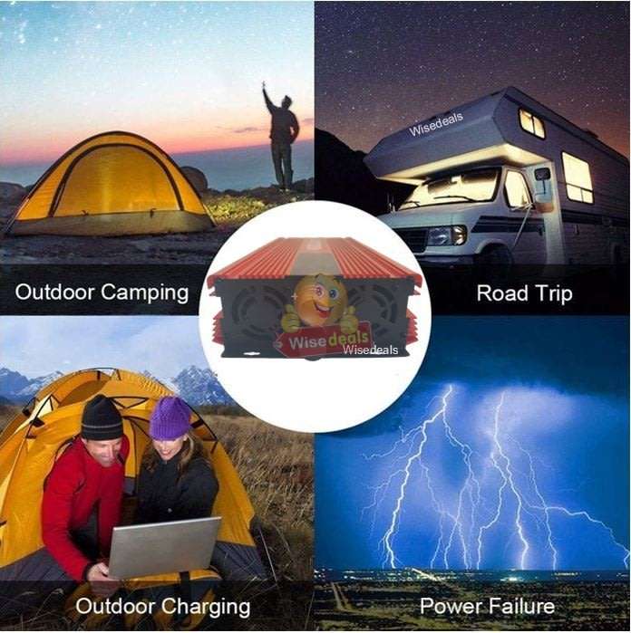 4000W Power Inverter  4000W Constant Power & 8000W Surge Power, Convert 12V DC to 220V AC