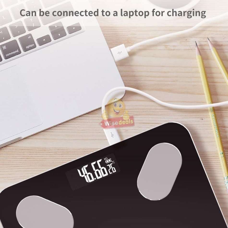 Smart Bluetooth Scale, Measure Several Body Compositions & Support Several Users