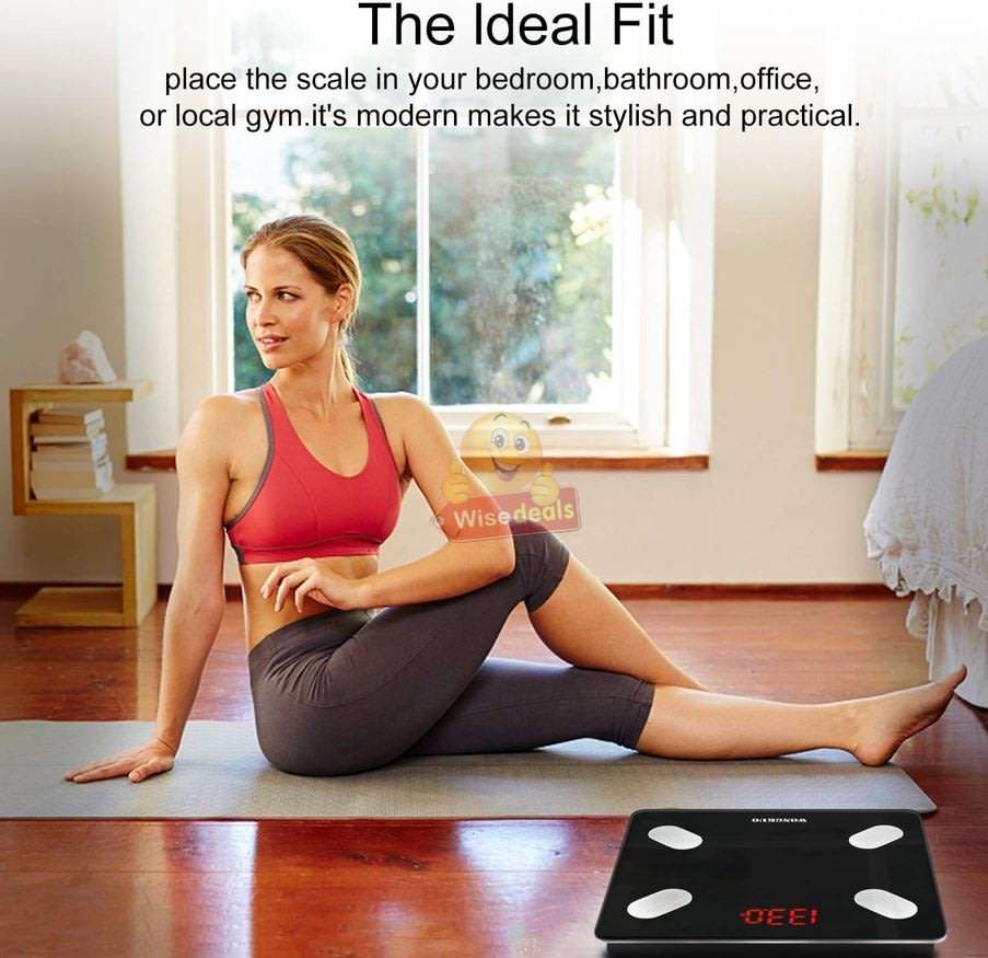 Smart Bluetooth Scale, Measure Several Body Compositions & Support Several Users