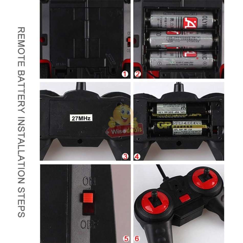 Remote Control Speed Racer, with Door Opening Action & Light Up Headlights