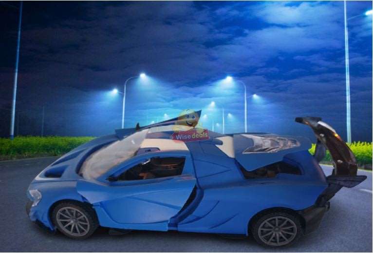 Remote Control Speed Racer, with Door Opening Action & Light Up Headlights