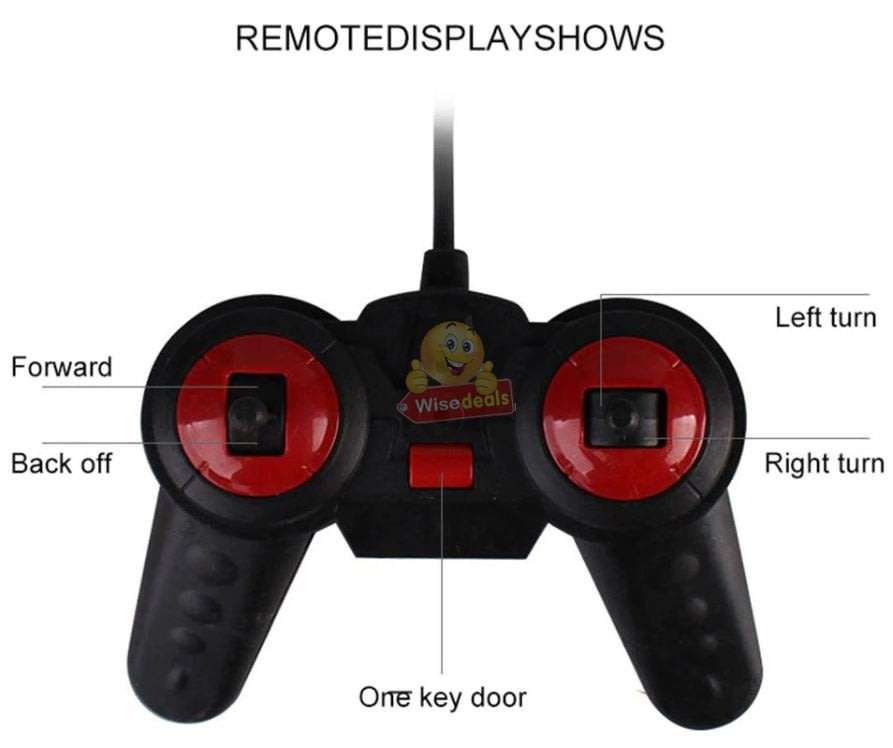 Remote Control Speed Racer, with Door Opening Action & Light Up Headlights