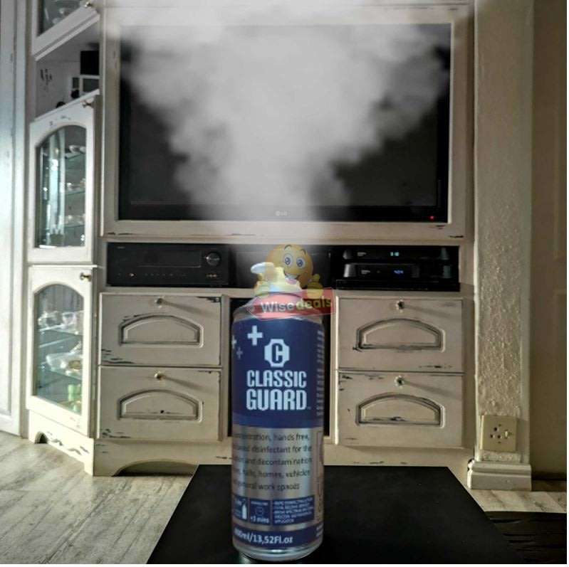 Classic Guard Spray Fogger - Sanitize an Entire Room in 3 minutes with the click of a button
