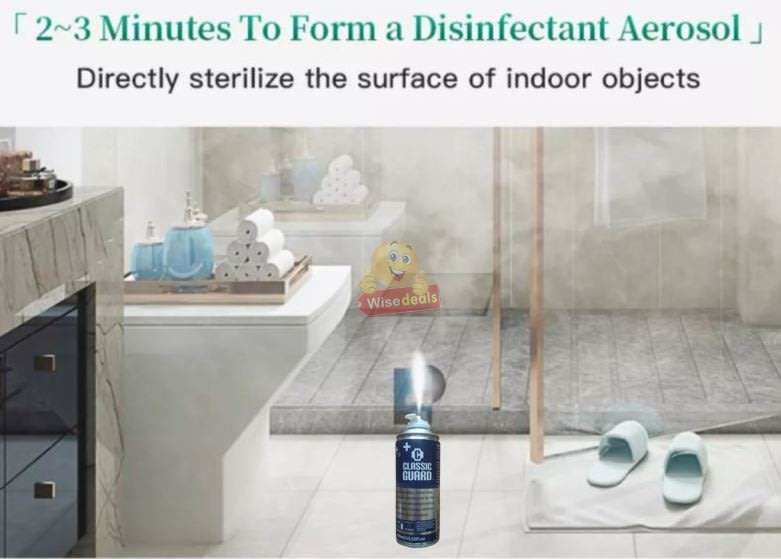 Classic Guard Spray Fogger - Sanitize an Entire Room in 3 minutes with the click of a button