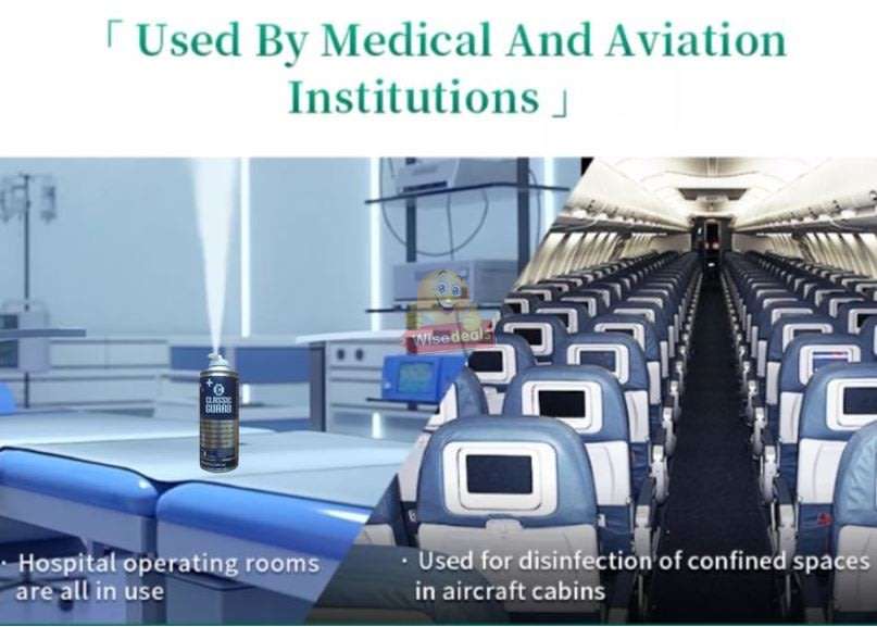 Classic Guard Spray Fogger - Sanitize an Entire Room in 3 minutes with the click of a button