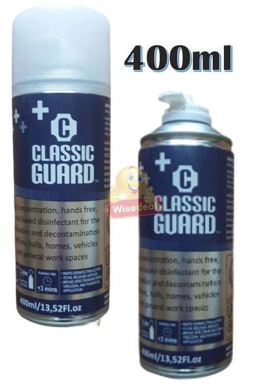 Classic Guard Spray Fogger - Sanitize an Entire Room in 3 minutes with the click of a button