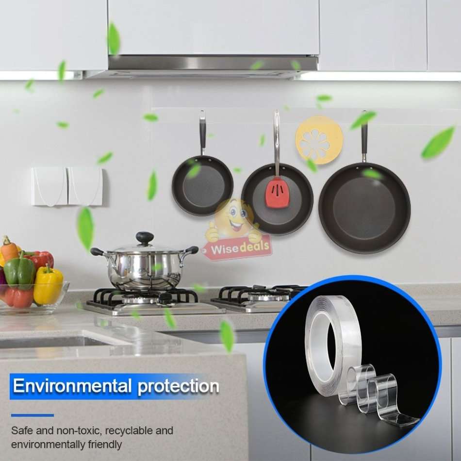 Super Strong Washable and Reusable Magic Nano Gel Tape