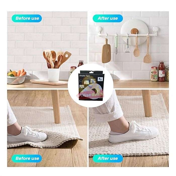 Super Strong Washable and Reusable Magic Nano Gel Tape