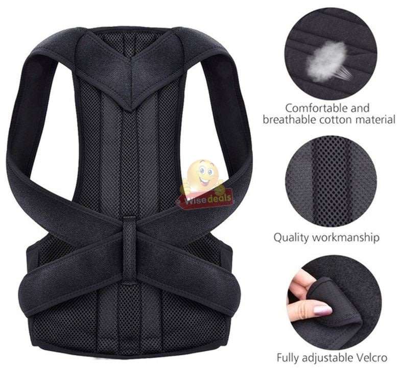 Back Support & Posture Corrector Brace, Ease the pain of Middle and Upper Back and more