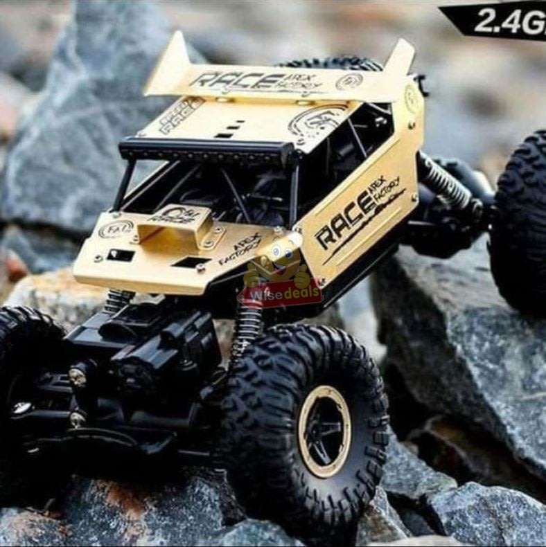 RC Rock Crawler  4WD, Shock Absorbers, Conquer all terrain, 45° Slope Climbing, Powerful & Fast