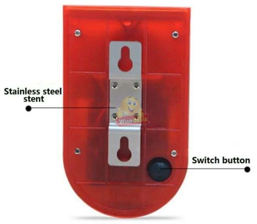 Waterproof Motion Sensor LED SOLAR LIGHT & ALARM- Your all-in-one Security Necessity PLUS USB Backup