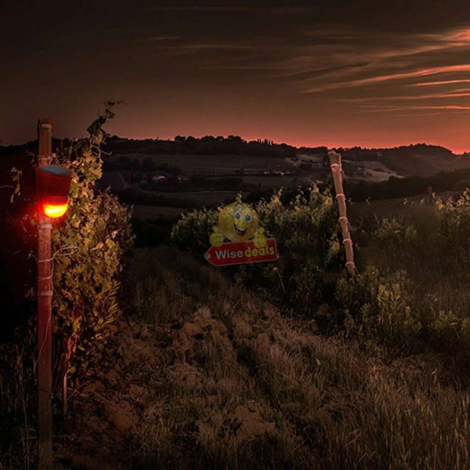 Waterproof Motion Sensor LED SOLAR LIGHT & ALARM- Your all-in-one Security Necessity PLUS USB Backup