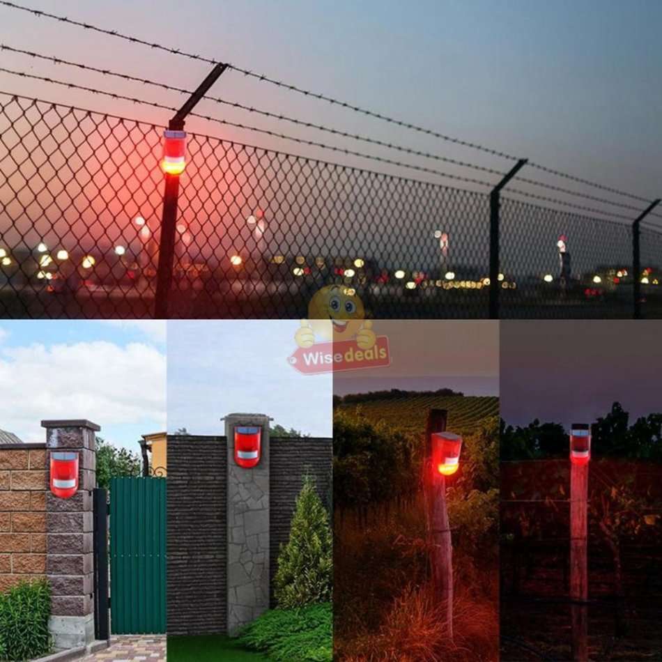 Waterproof Motion Sensor LED SOLAR LIGHT & ALARM- Your all-in-one Security Necessity PLUS USB Backup