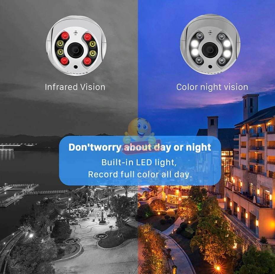 Waterproof Outdoor WIFI IP Camera, Alarm, Motion Detector, Two-way Communication etc.