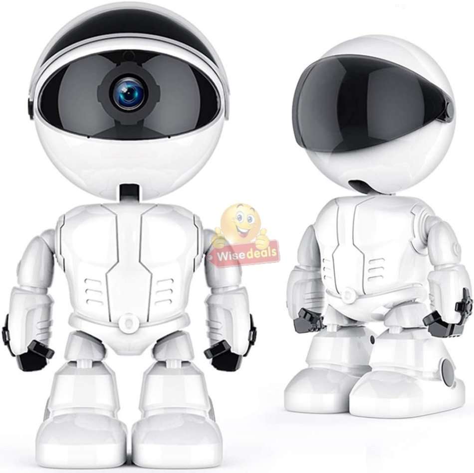 Wireless ROBOT WIFI IP Security Surveillance Camera, Motion Detection, Two way Talk, Tracking...