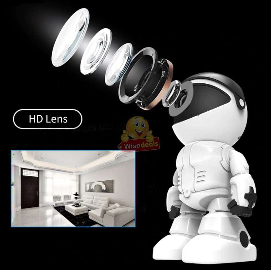 Wireless ROBOT WIFI IP Security Surveillance Camera, Motion Detection, Two way Talk, Tracking...