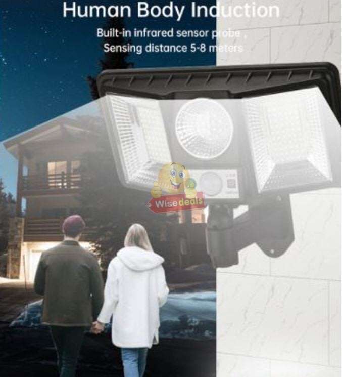 Super Bright 137 LED Solar Flood Light, 2400mAh Large Solar Rechargeable Battery, Waterproof etc