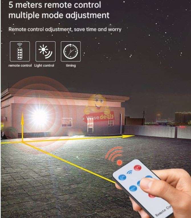 Super Bright 137 LED Solar Flood Light, 2400mAh Large Solar Rechargeable Battery, Waterproof etc