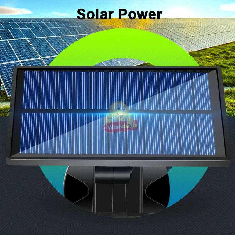 Super Bright 137 LED Solar Flood Light, 2400mAh Large Solar Rechargeable Battery, Waterproof etc