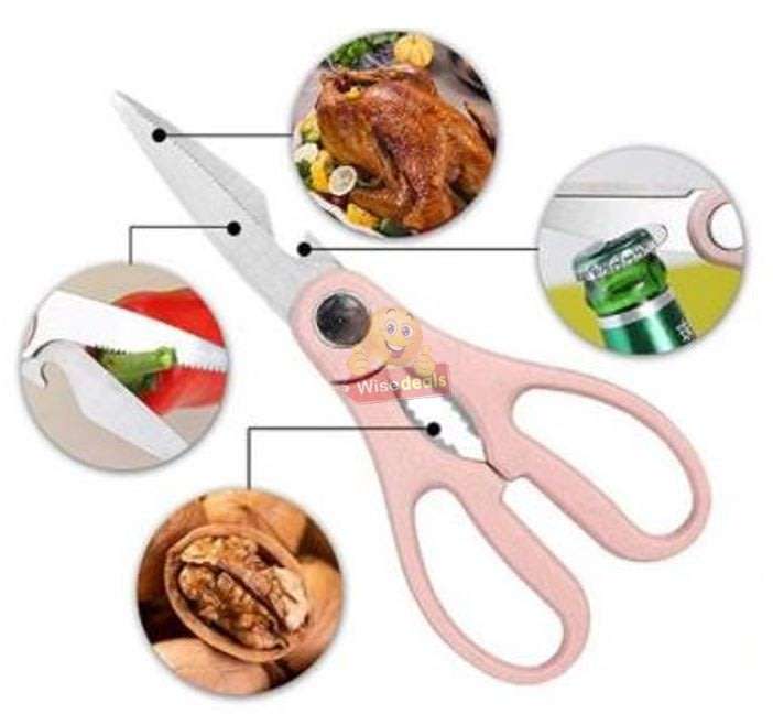 6 Pcs Corrugated Kitchen Knife Set, Super Sharp, Durable Coating, Tarnish and Rust Resistant